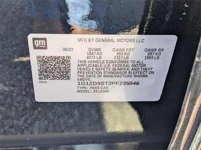 2023 Chevrolet Malibu FWD 1LT