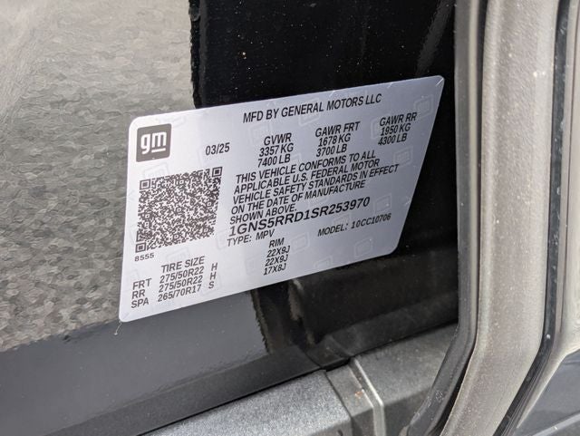 2025 Chevrolet Tahoe 2WD RST
