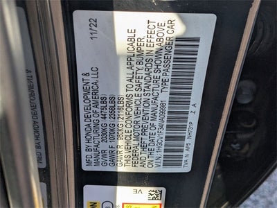 2022 Honda Accord Sport