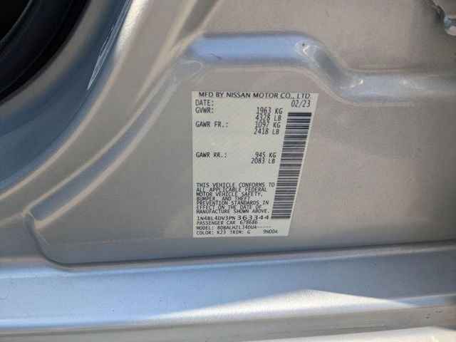 2023 Nissan Altima SV FWD