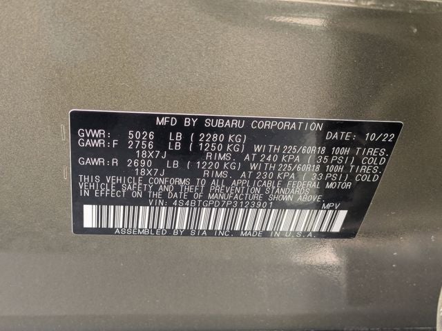 2023 Subaru Outback Touring XT
