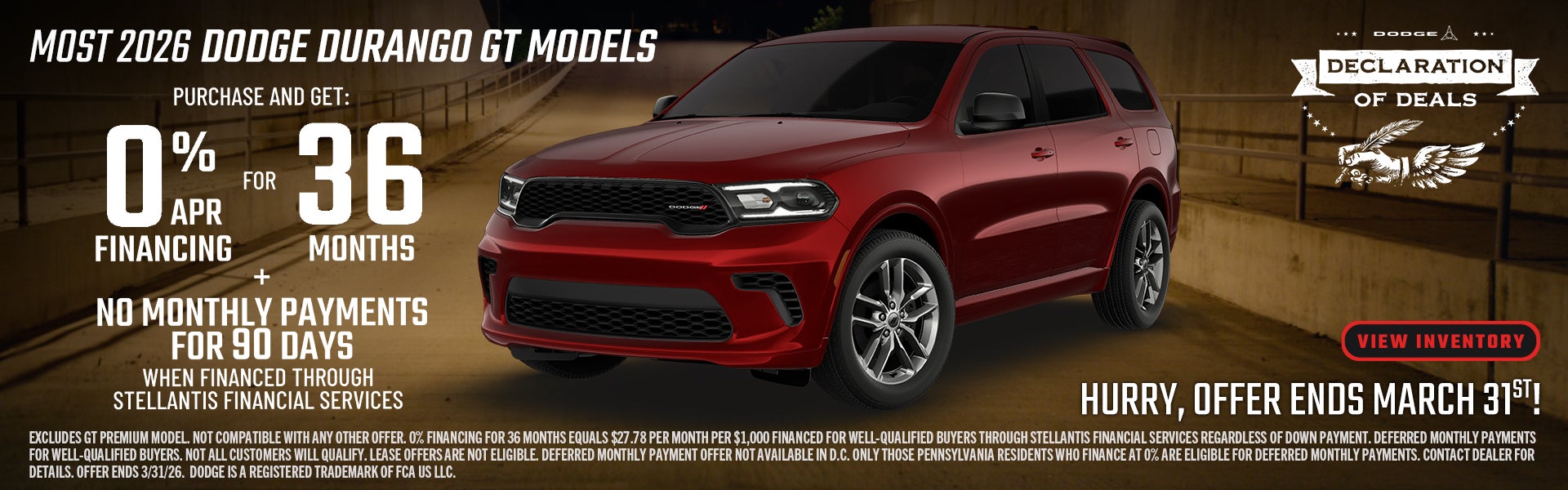 2026 DODGE DURANGO