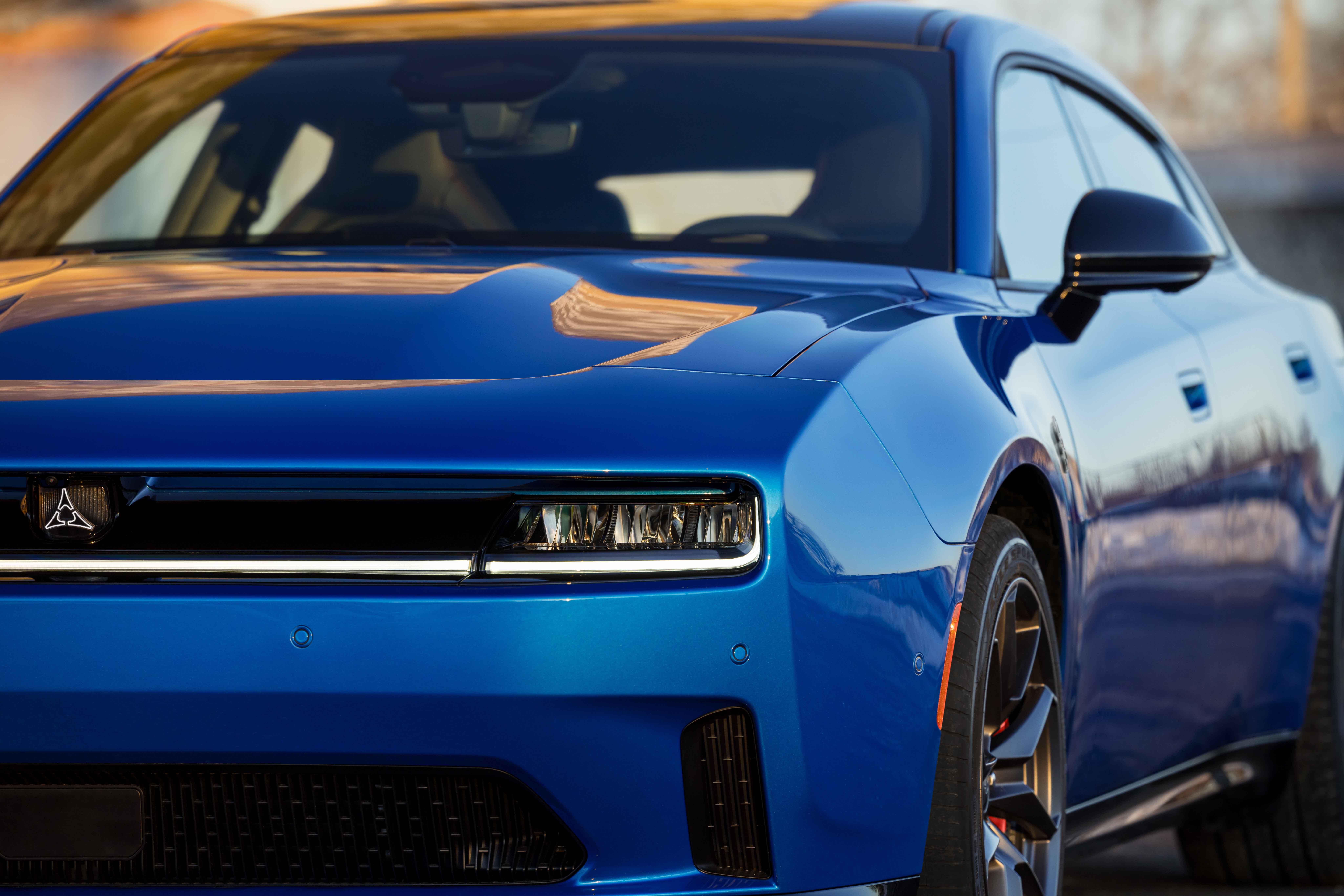 Dodge Sports Car in Blue